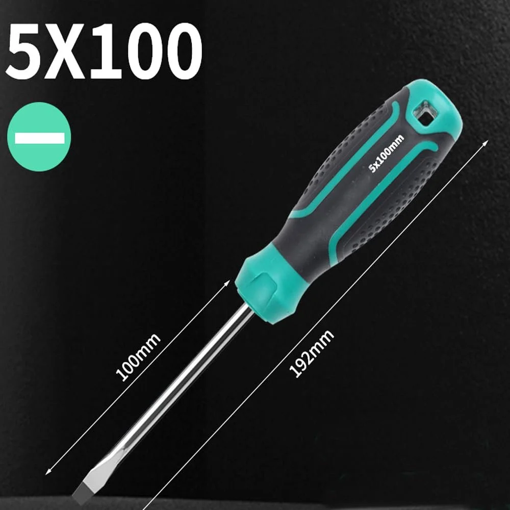 Набір викруток магнітні шліцьові та Phillips з ергономічною м'якою рукояткою, 6 шт., фото №5