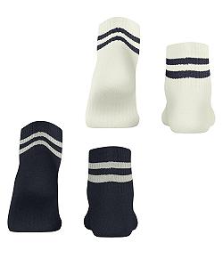 Носки ESPRIT Active Tennis Trainer Женские Дышащие Органический Хлопок Короткие Узорные 2 Пары synthetic.ua - Фото 1