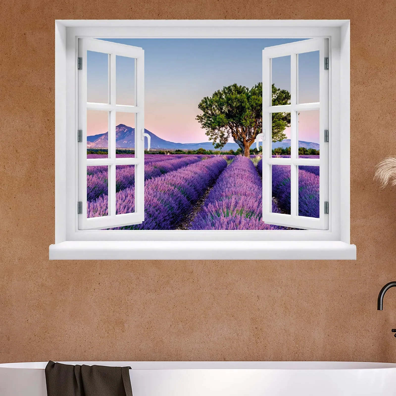 Наклейка на стіну Lavender Field 120 x 94 см, фото №4 Наклейка на стіну Lavender Field 120 x 94 см, фото №4