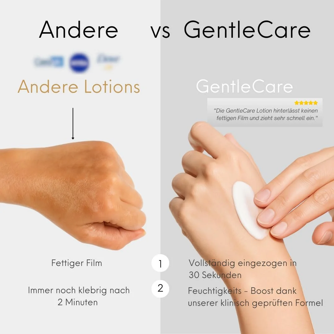 Лосьйон для тіла GentleCare Інтенсивний зволожувач для дуже сухої зрілої шкіри 250 мл, фото №4