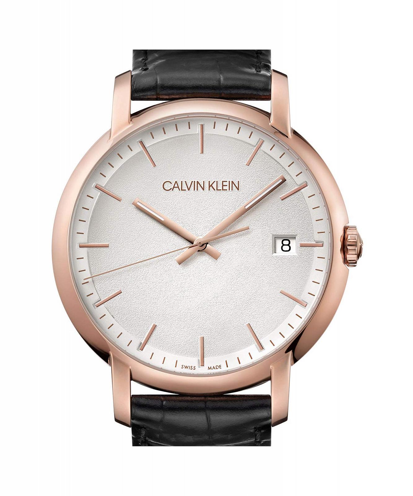 Годинник Calvin Klein Classic K9H216C6 чорний шкіряний ремінець, фото №4
