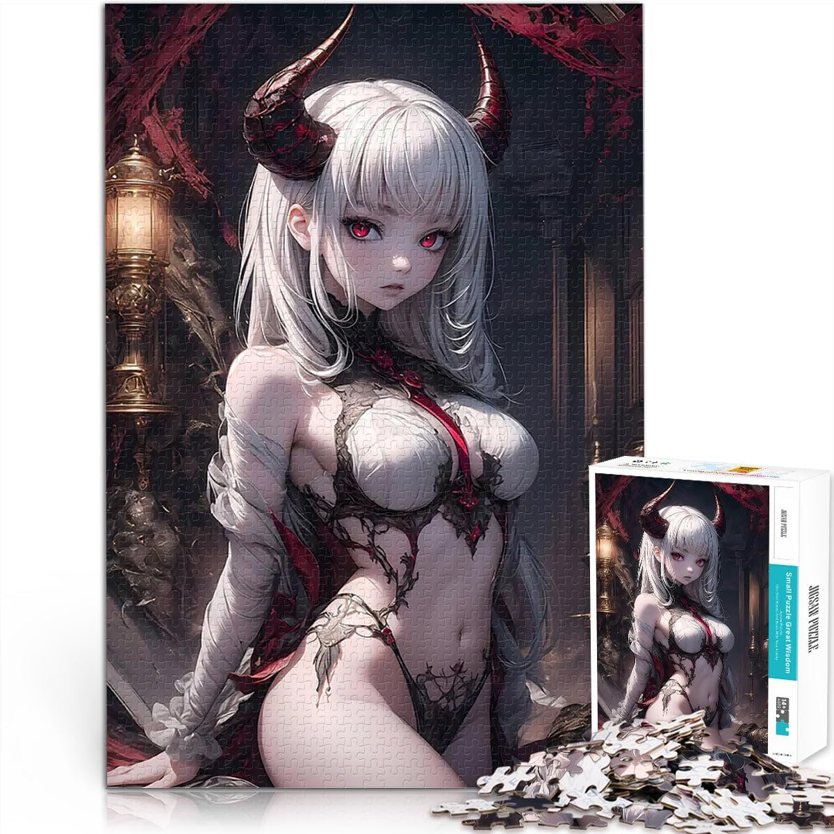 Пазл Сексуальная девушка-демон из ада 1000 элементов 52 x 38 см сложный, фото №1 Пазл Сексуальная девушка-демон из ада 1000 элементов 52 x 38 см сложный, фото №1