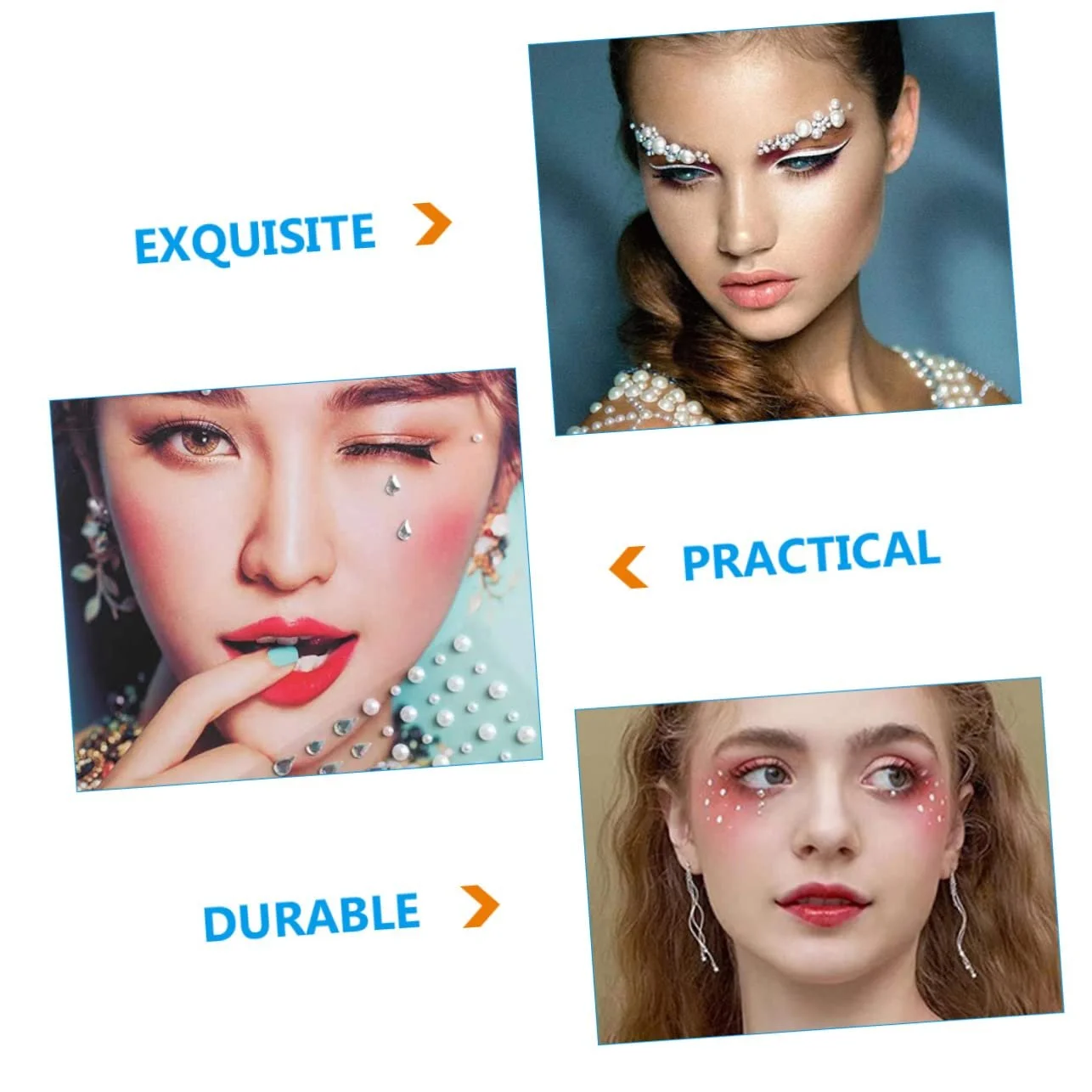 Стрази Самоклеючі для манікюру 15 шт., фото №2