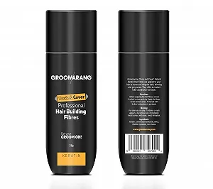 Волокна для волос Duck and Cover Groomarang Professional Keratin Hair Building Fibres 28 г, средний блонд - Фото 1