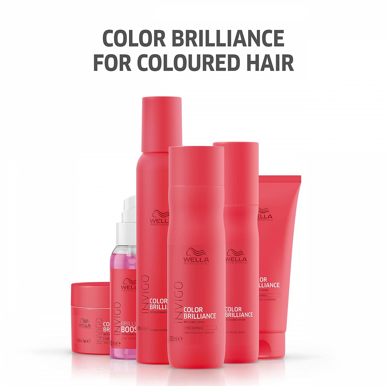 Кондиціонер Wella Invigo Brilliance Colour Enhancing для товстого волосся 200 мл, фото №8 Кондиціонер Wella Invigo Brilliance Colour Enhancing для товстого волосся 200 мл, фото №8