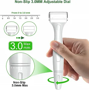 Дерма Штамп Мікронідлінг Професійний зі 140 титановими мікроголками 0,25 мм synthetic.ua - Фото 1