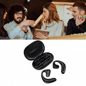 Навушники для перекладу Бездротові AI 74 мови/70 акцентів Шумозаглушення Чорний synthetic.ua - Фото 1