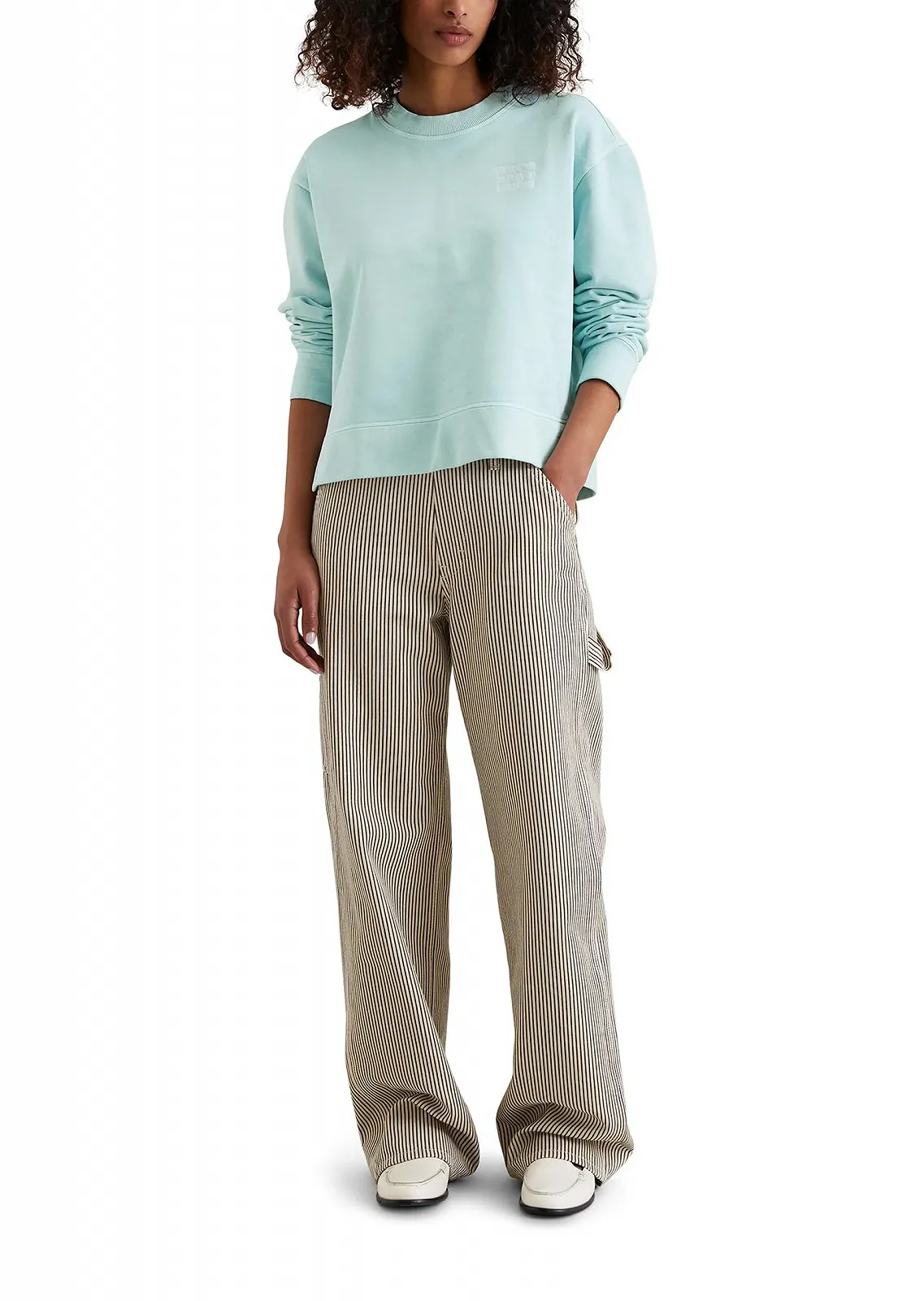 Жіноча толстовка Marc O'Polo Denim з органічної бавовни з круглим вирізом, фото №3