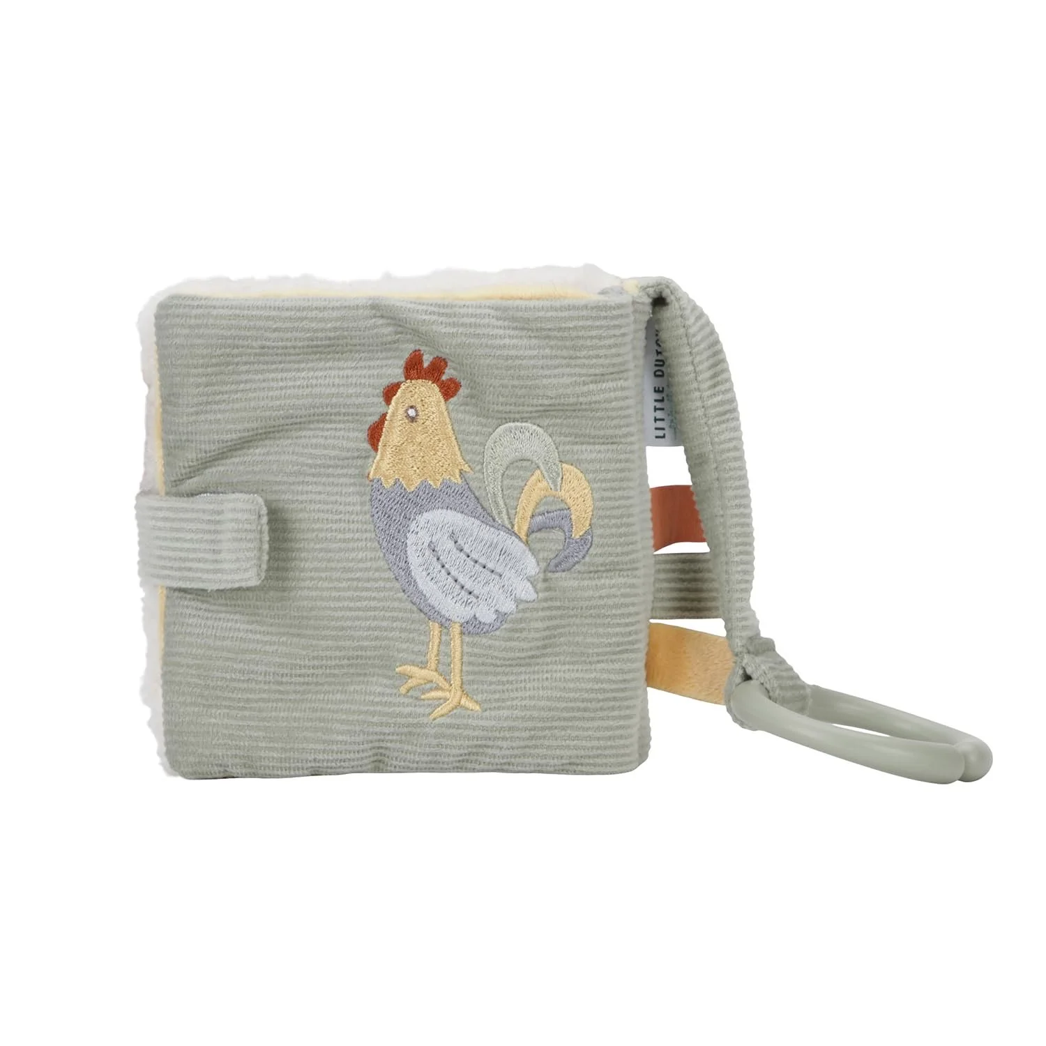 Тканинна Книжка для Коляски Little Dutch Little Farm 8819 Зелений, фото №7 Тканинна Книжка для Коляски Little Dutch Little Farm 8819 Зелений, фото №7