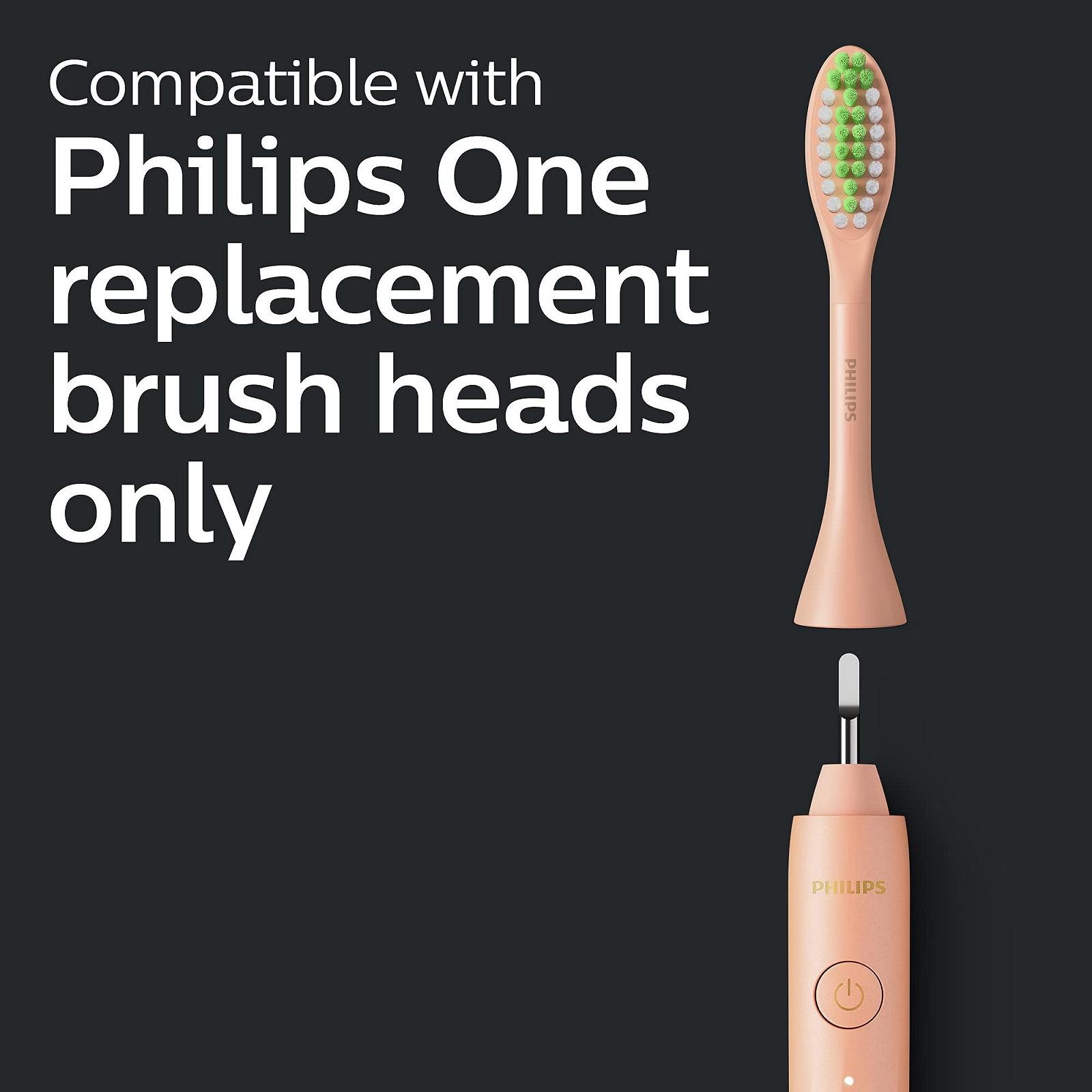 Електрична зубна щітка Philips One by SONICARE HY1200/05 Rechargeable Shimmer, фото №6