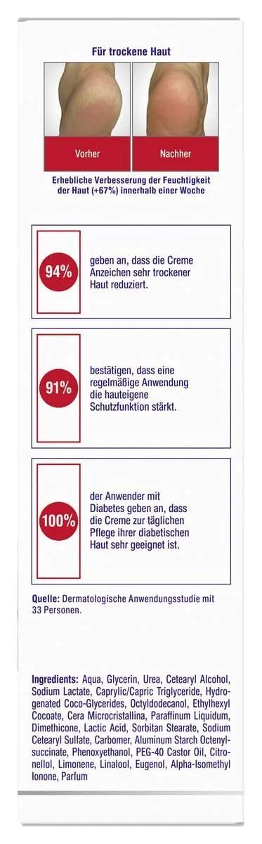 Крем для ног Hansaplast Regenerierende регенерирующий с 10% мочевины 100 мл, фото №6 Крем для ног Hansaplast Regenerierende регенерирующий с 10% мочевины 100 мл, фото №6