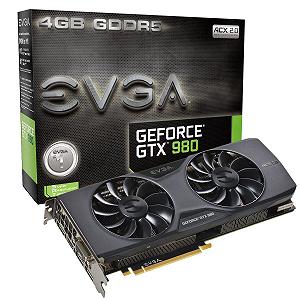 Відеокарта EVGA Nvidia GTX 980 ACX Cooling 2.0 4 ГБ - Фото 1