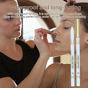 Олівець для очей Anulely чорний, сріблястий глітер synthetic.ua - Фото 1