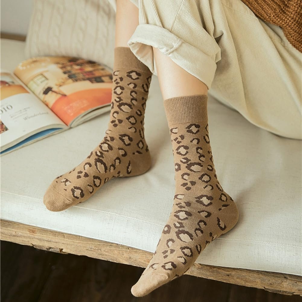 Носки AKAMAS Ankle Leopard Pattern Разноцветные, фото №6