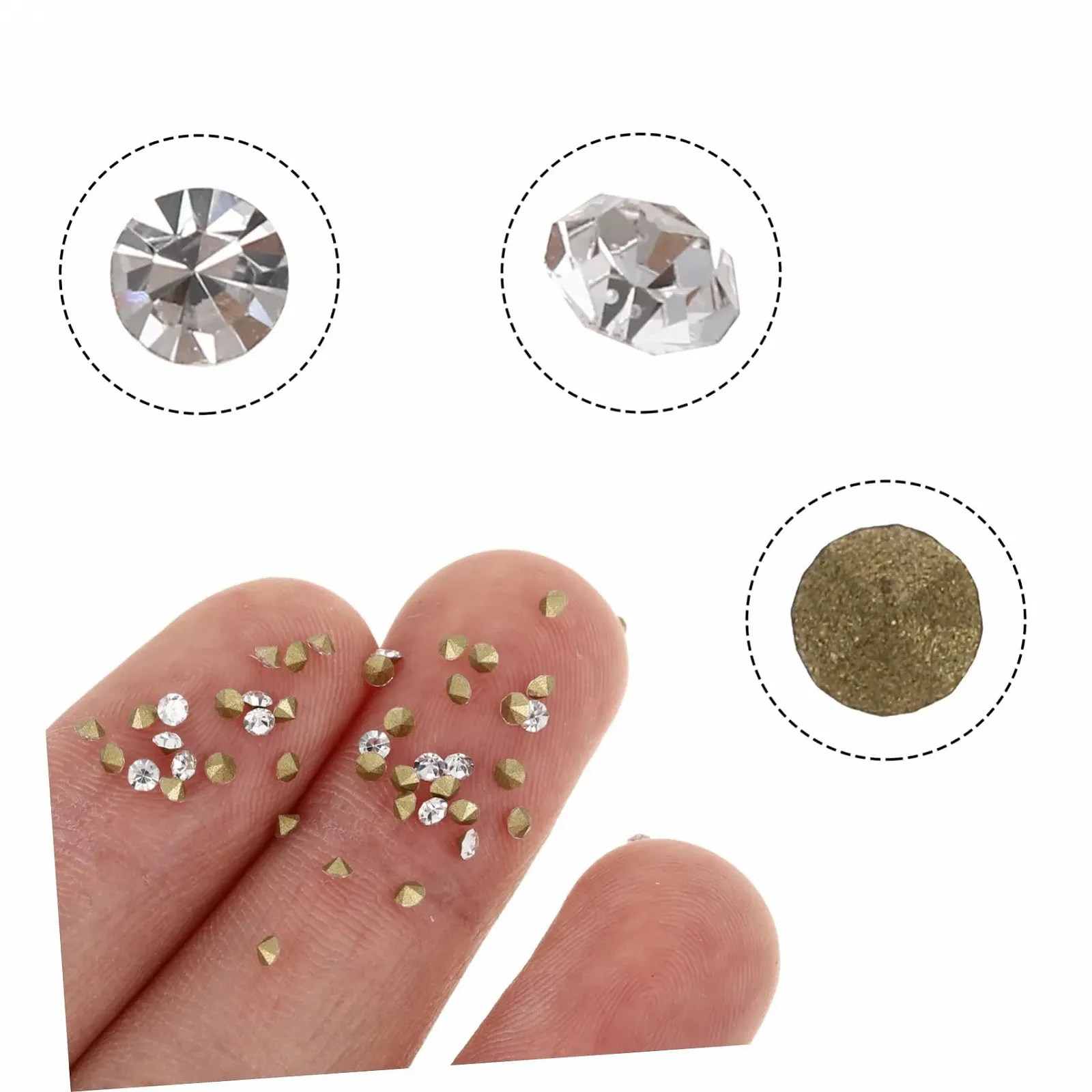 Стразы для ногтей MERRYHAPY 1tasche Diy Kleidungsdiamanten Nagelkunst-dekorationen Mit Strass-ornamenten F, подходящие для творческих проектов, долговечные и устойчивые к поломкам, для нейл-арта и аксессуаров, фото №9