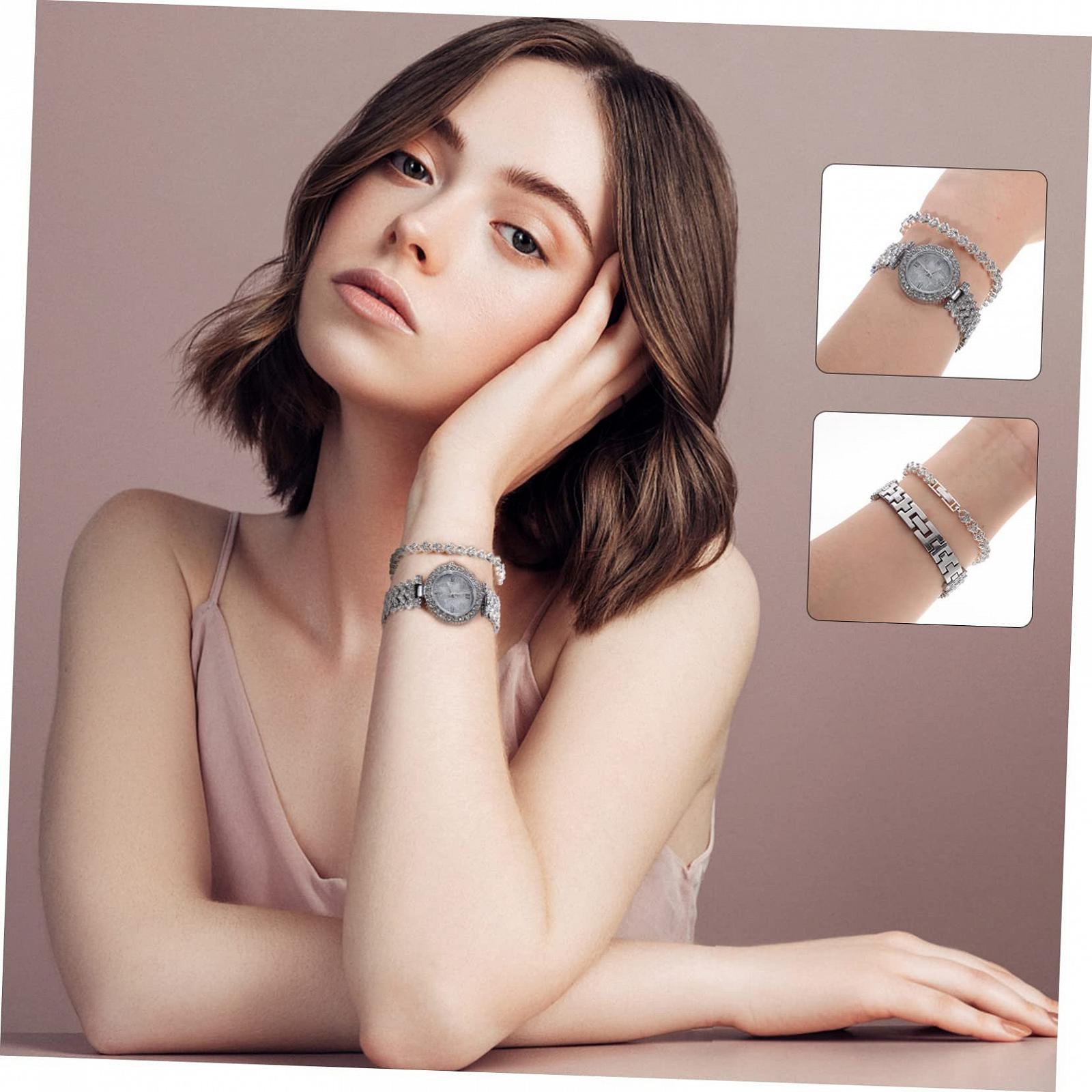 Жіночий Кварцовий Годинник LIFKOME Зі Стразами, фото №6