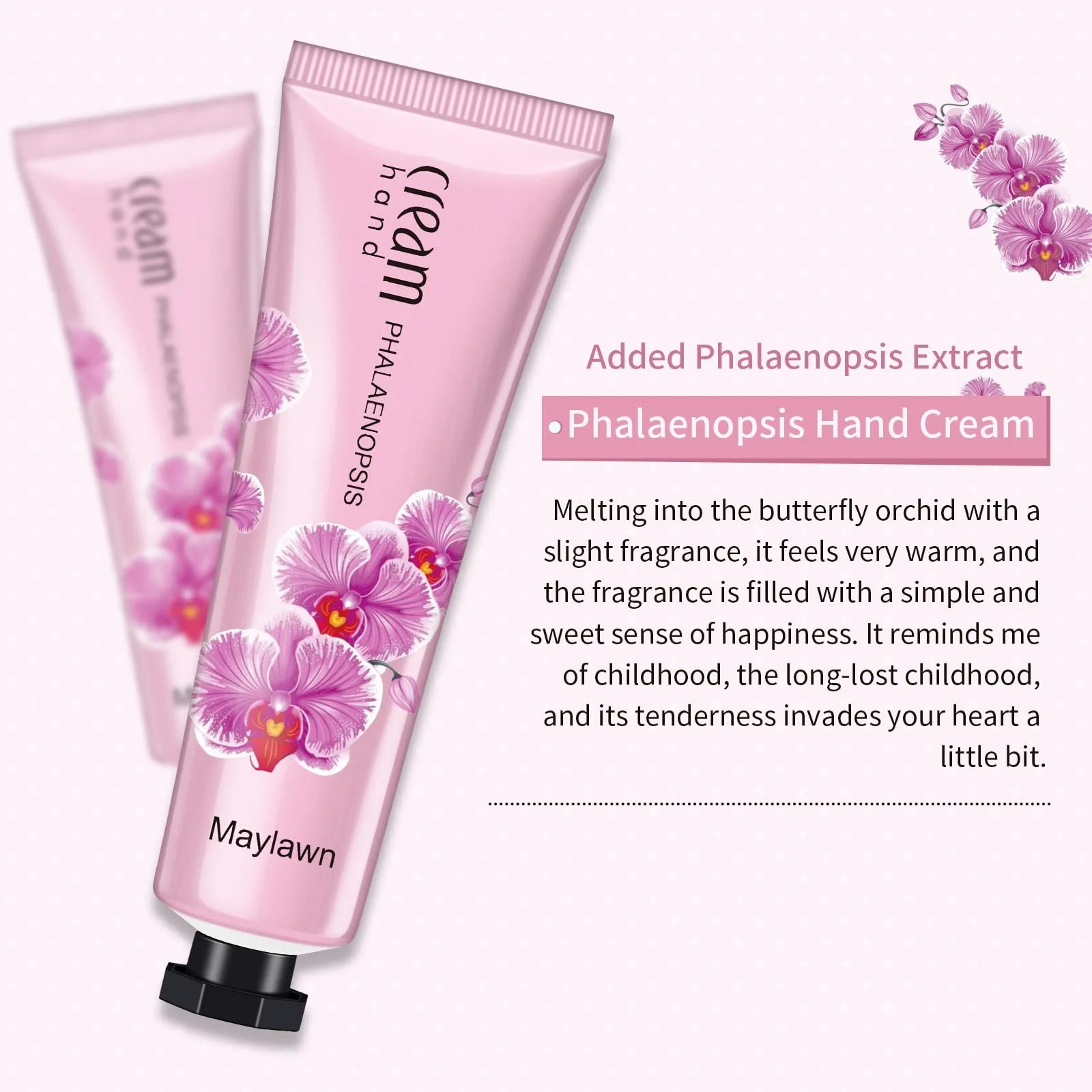 Крем для рук Набор подарочный 5 x 30 мл Лаванда, Клубника, Вишня, Папайя, Phalaenopsis, фото №8