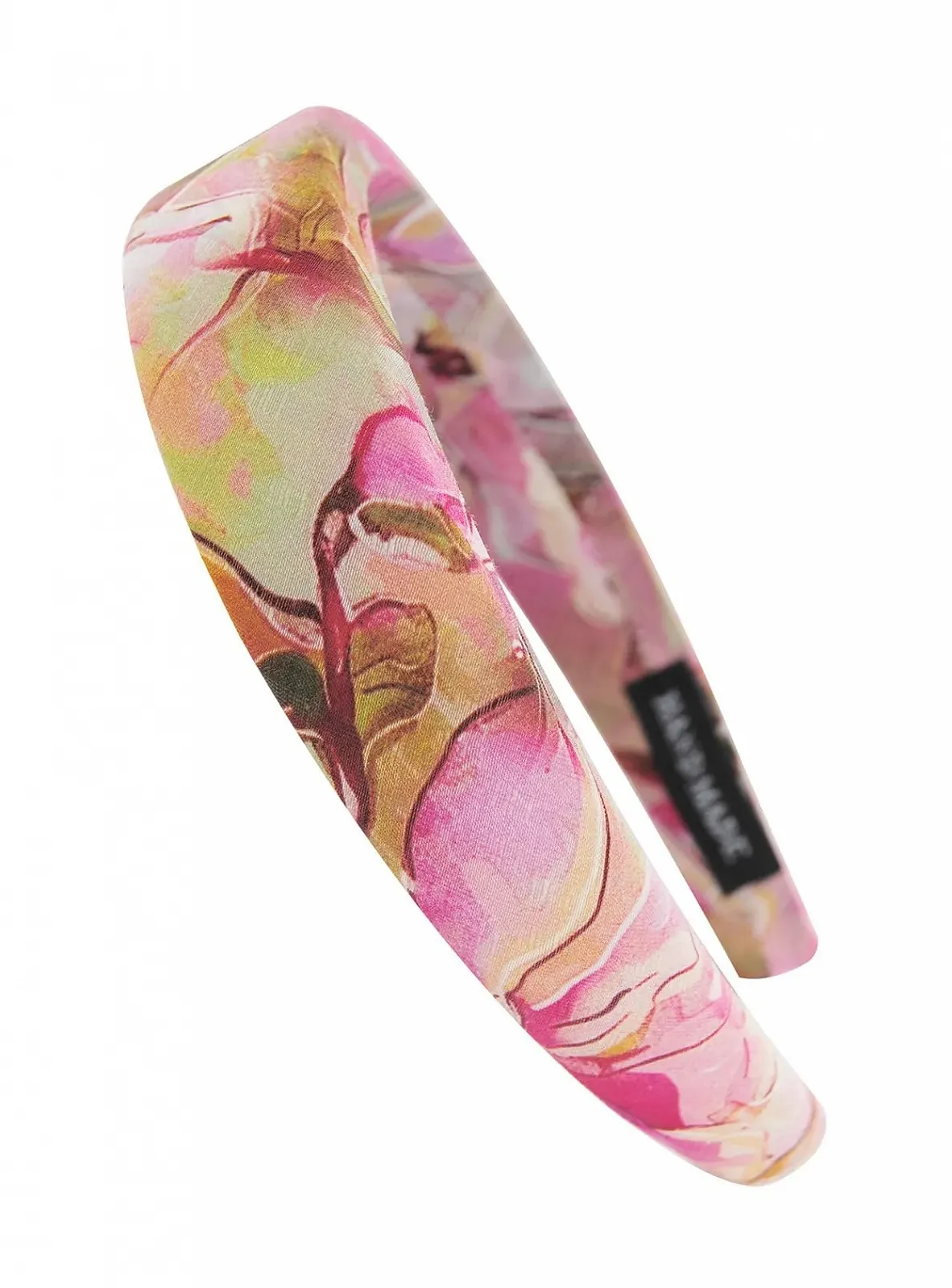 Широка Обруч на Голову axy з Тканинною Підкладкою та Квітковим Візерунком, фото №3 Широка Обруч на Голову axy з Тканинною Підкладкою та Квітковим Візерунком, фото №3