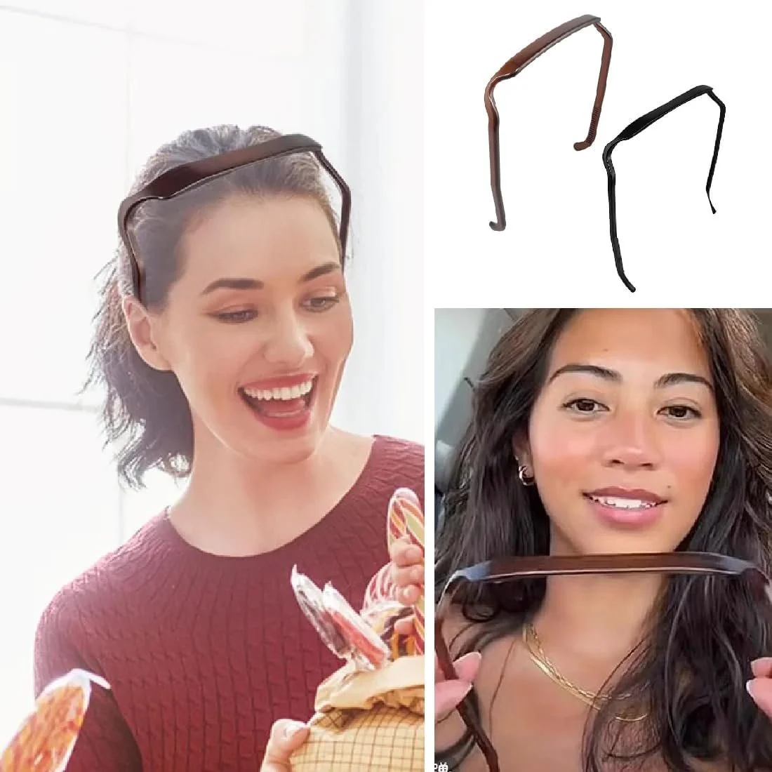 Невидимий обруч для волосся 2 шт., фото №4