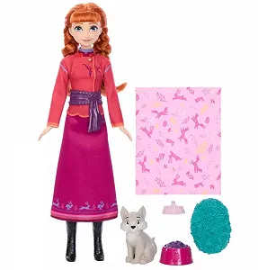 Кукла Анна и волчонок – Anna and Wolf Cub Doll Set Frozen Mattel (12") - Фото 1