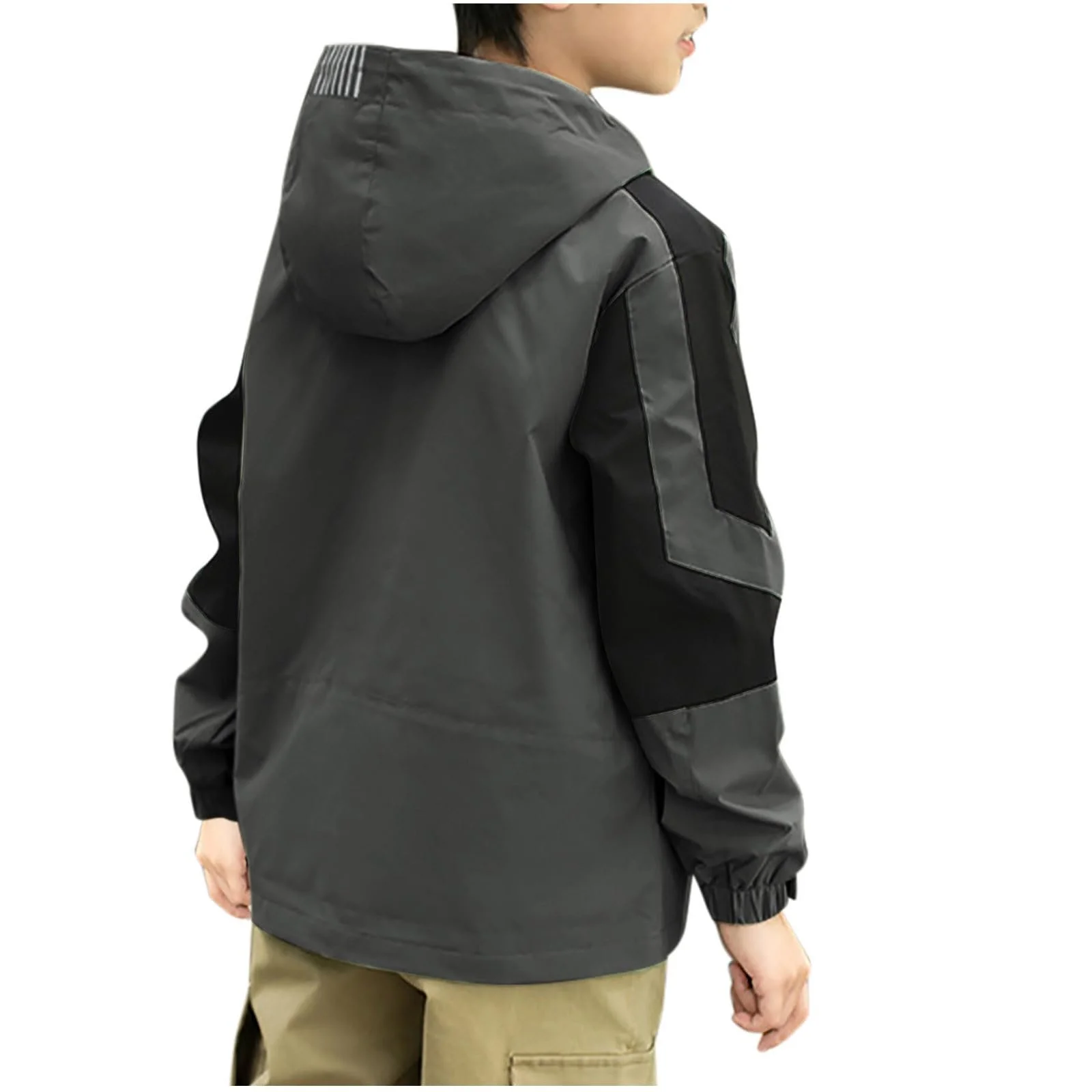 Куртка Вітрівка для хлопчиків KQIVAM Легка Повсякденна, фото №3