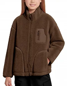 Купить Флисовая куртка NEAWEALY Детская зимняя плюшевая куртка-мишка с воротником-стойкой на молнии для мальчиков - Фото 1 Флисовая куртка NEAWEALY Детская зимняя плюшевая куртка-мишка с воротником-стойкой на молнии для мальчиков - Фото 1