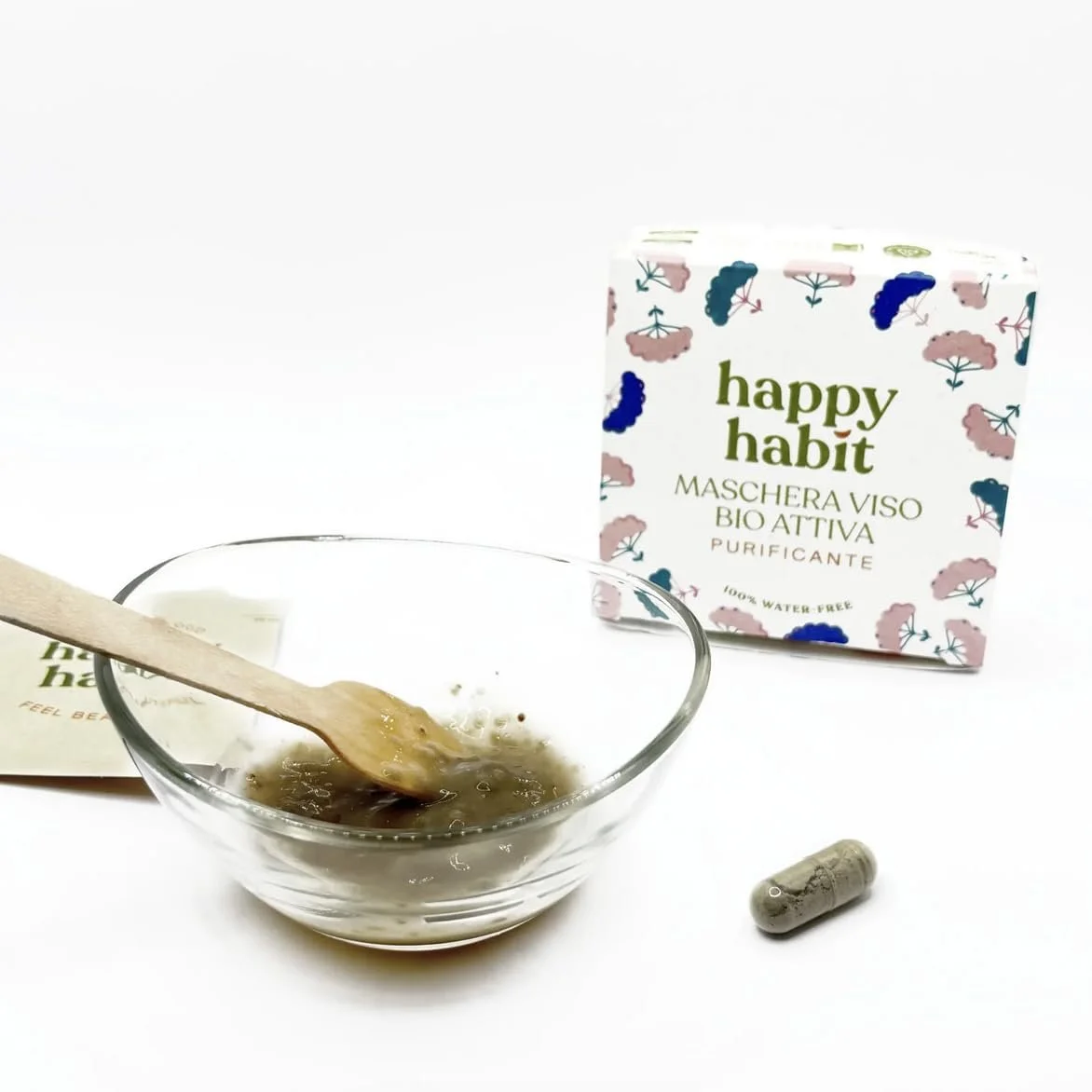 Маска для обличчя порошкова Happy Habit Organic Active Cleansing, 5 капсул, фото №4