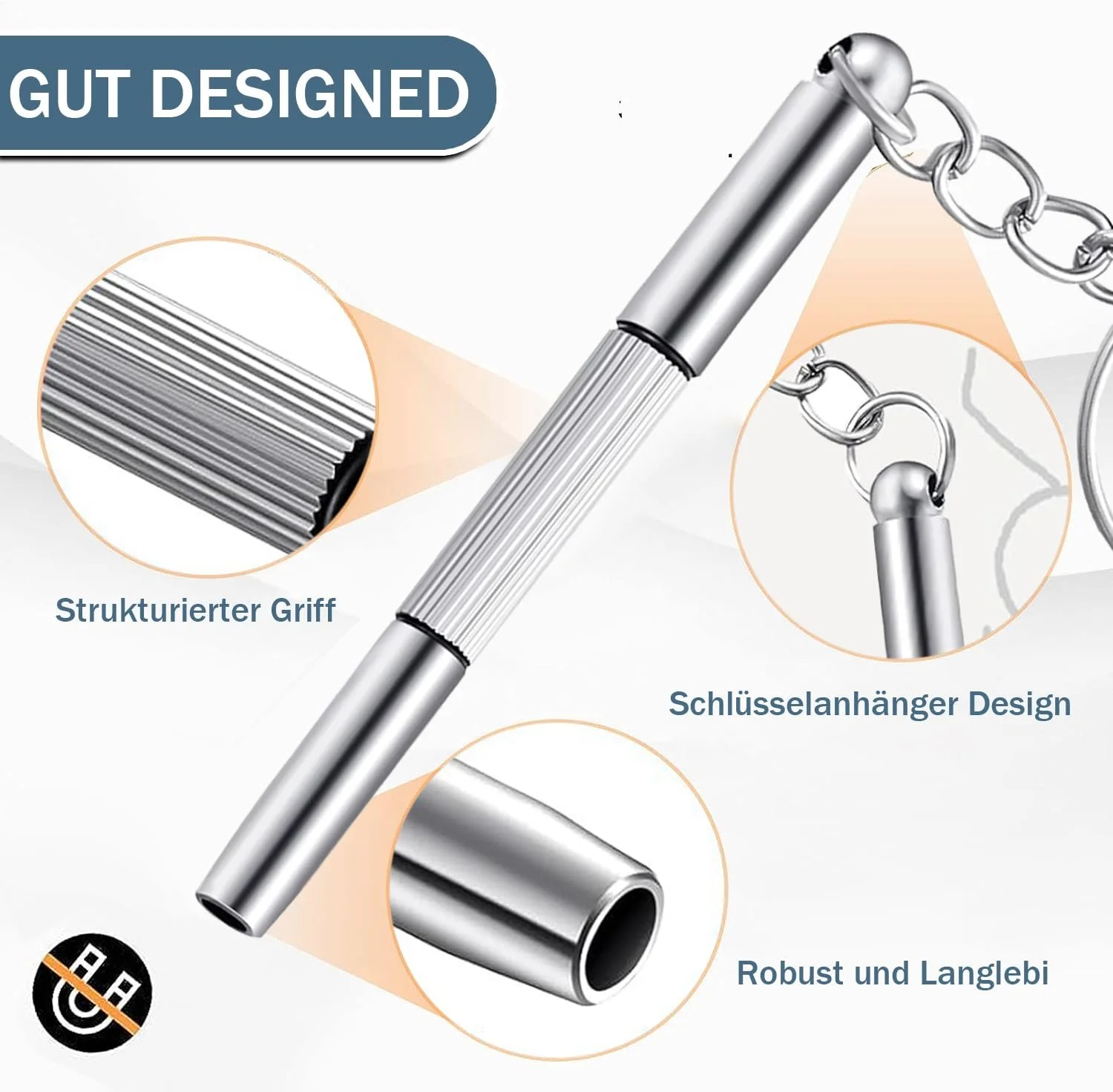 Набір Mini Інструменти Викрутка Брелок 3 в 1 Нержавіюча сталь, фото №5