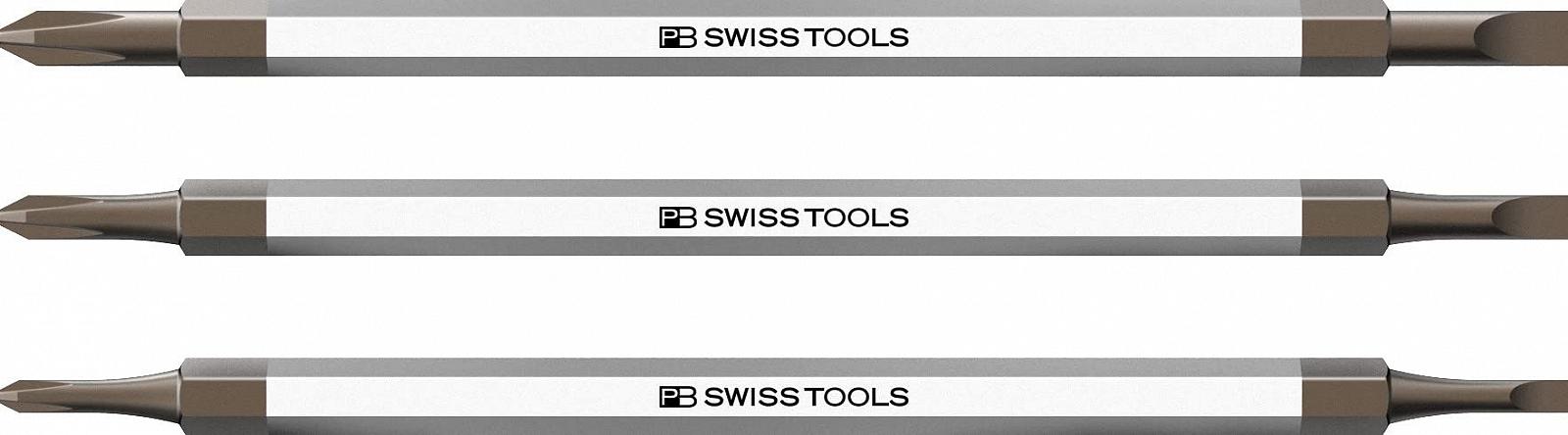 Отвёртка PB Swiss Tools Mini PB 169.V01 - Малая обратная отвертка с 3 сменными лезвиями (размер PH 0, 00, 000) Красный, фото №4