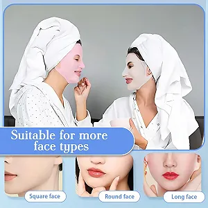 Маска Силіконова WHYCNJL 2 шт Білий, Рожевий synthetic.ua - Фото 1