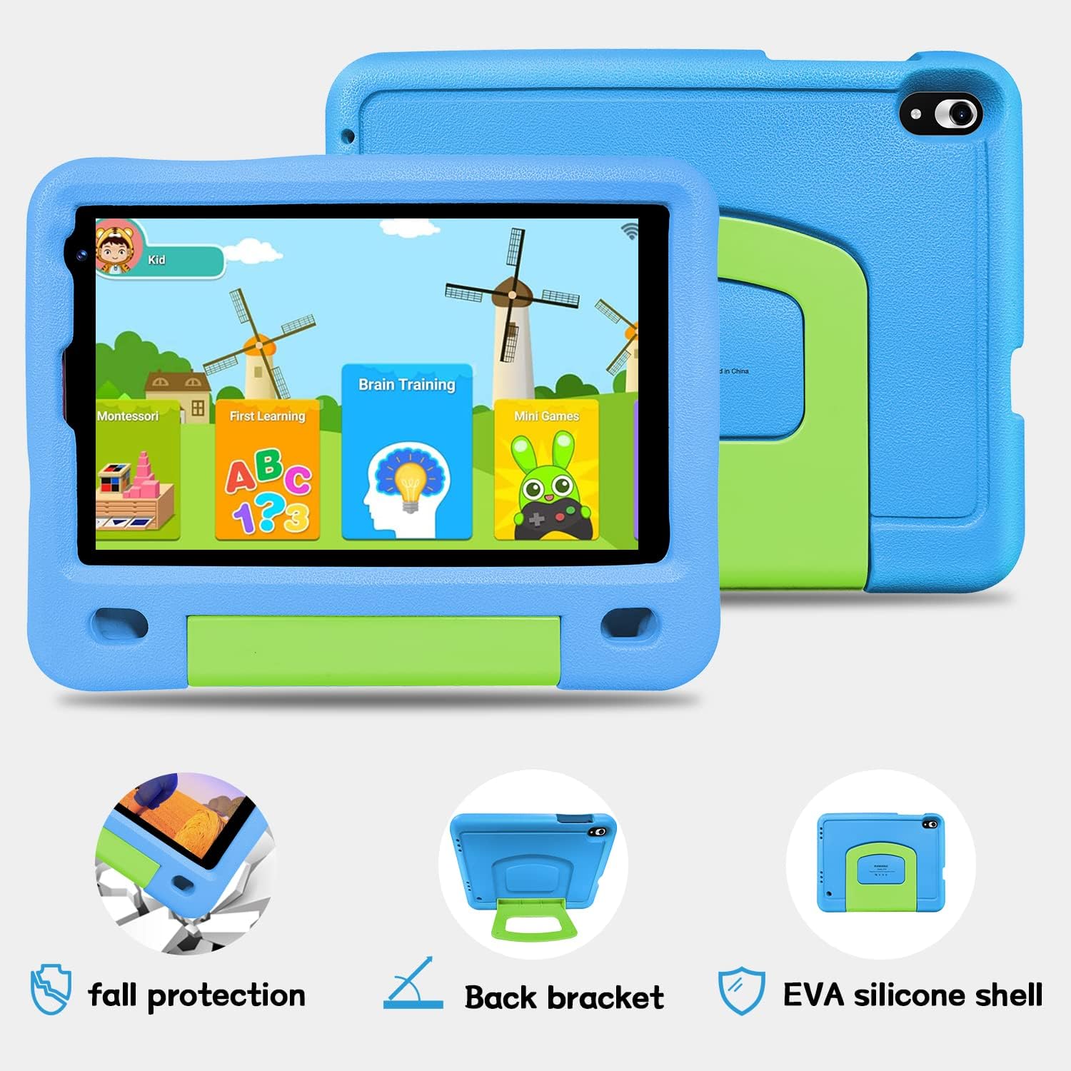 Планшет 8" Duoduogo AS16 4/64Gb 4 ядра Android 12 Синій, фото №4