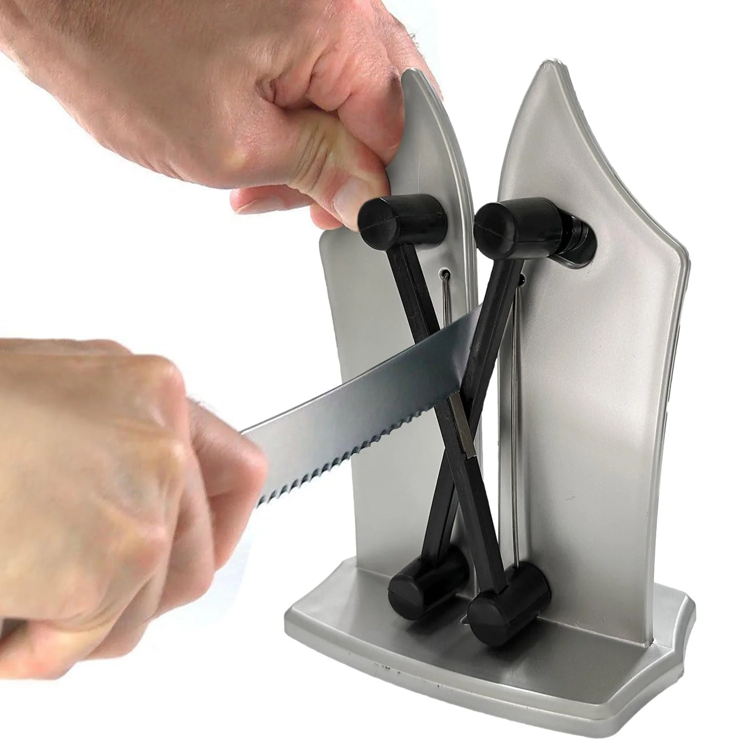 Точило для ножів ручна 183 г Залізна Срібляста, фото №3