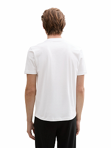 Футболка Men's Denim Slim Fit  1037655-10991 Tom Tailor Білий L synthetic.ua - Фото 1