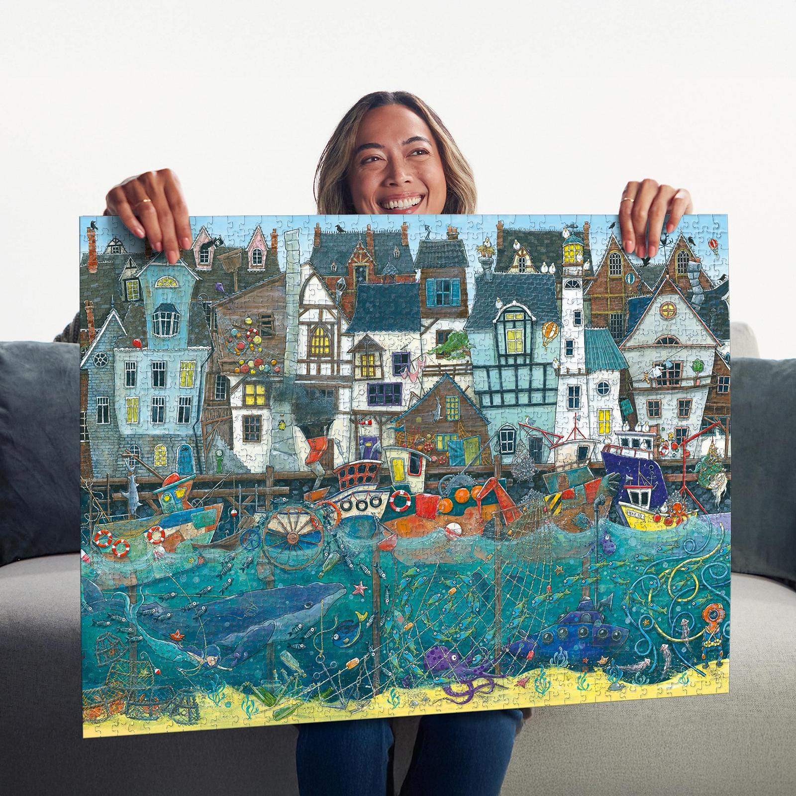 Пазл Ravensburger Habour of Wonders: a Bustling Fantasy Port 12001398 1500 элементов, фото №4