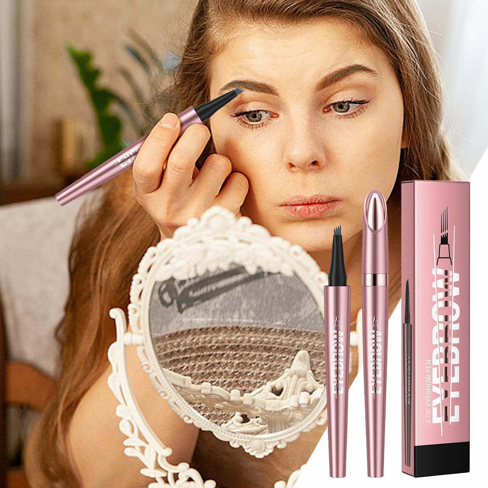 Карандаш для бровей Magischer Augenbrauenstift Wasserfest 3D Microblading 4 Mikrogabelspitzen Серый, фото №7 Карандаш для бровей Magischer Augenbrauenstift Wasserfest 3D Microblading 4 Mikrogabelspitzen Серый, фото №7