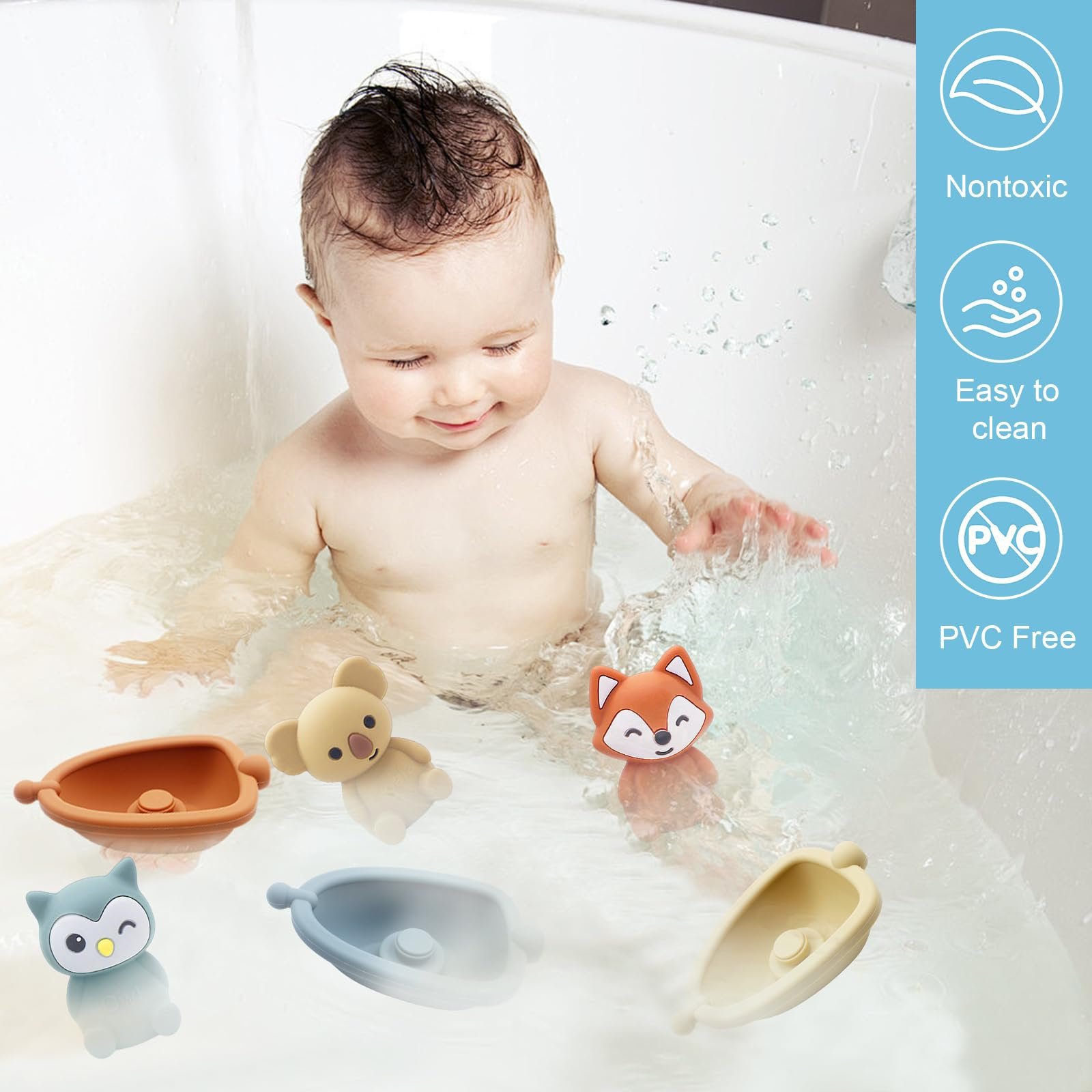 Іграшка для ванни Набір з 6, фото №3