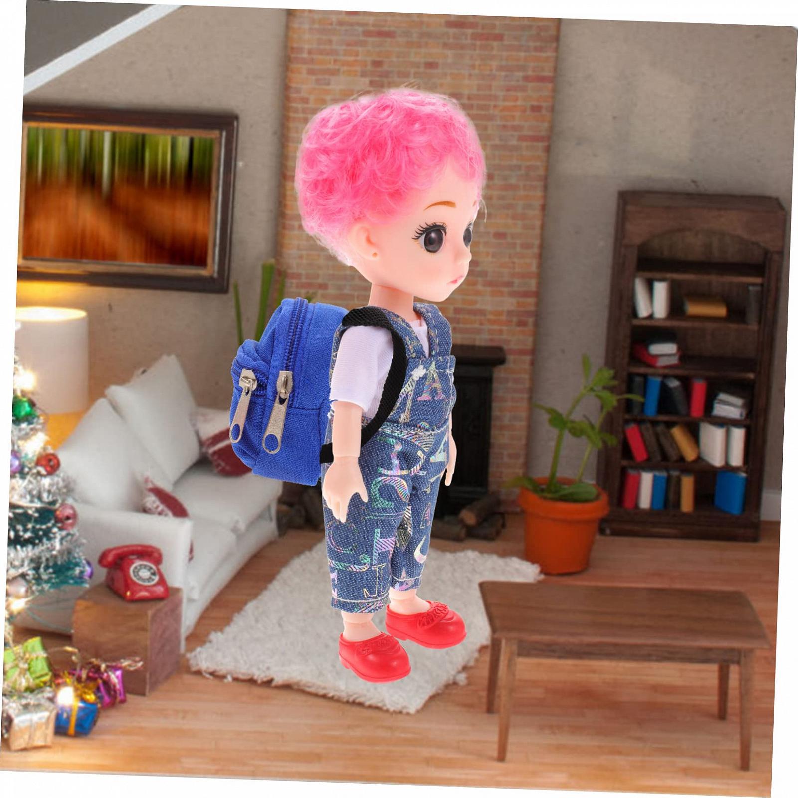 Игрушка KOMBIUDA Mini Backpack Декор Mini Backpack Мини рюкзаки Маленькая модель Игрушка Мини украшения для сценографии Фото реквизит Мини, фото №2