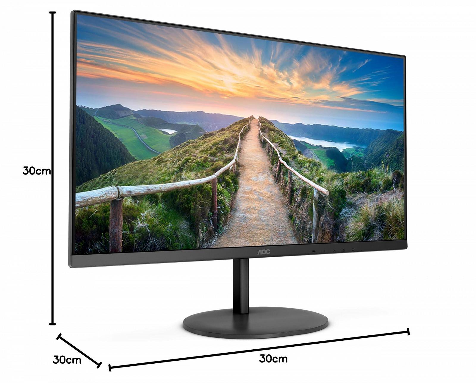 Монитор AOC U27V4EA 27 дюймов UHD AdaptiveSync (3840 x 2160, 60 Гц, HDMI 2.0, DisplayPort) Черный, фото №7