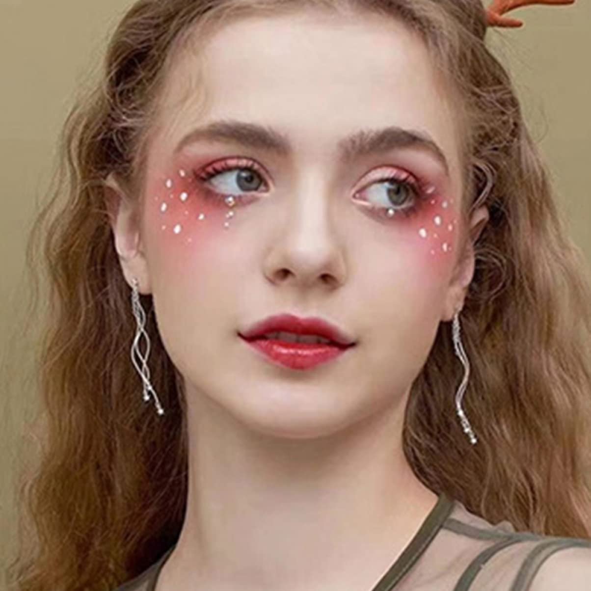 Наклейки для ногтей MAGICLULU, 20 шт, вставки для сверления, наклейки для ногтей, ювелирные изделия со стразами для тела, камни для лица, клей, камни для глаз, клейкие аппликации, патчи для глаз, акриловые стразы, фото №6