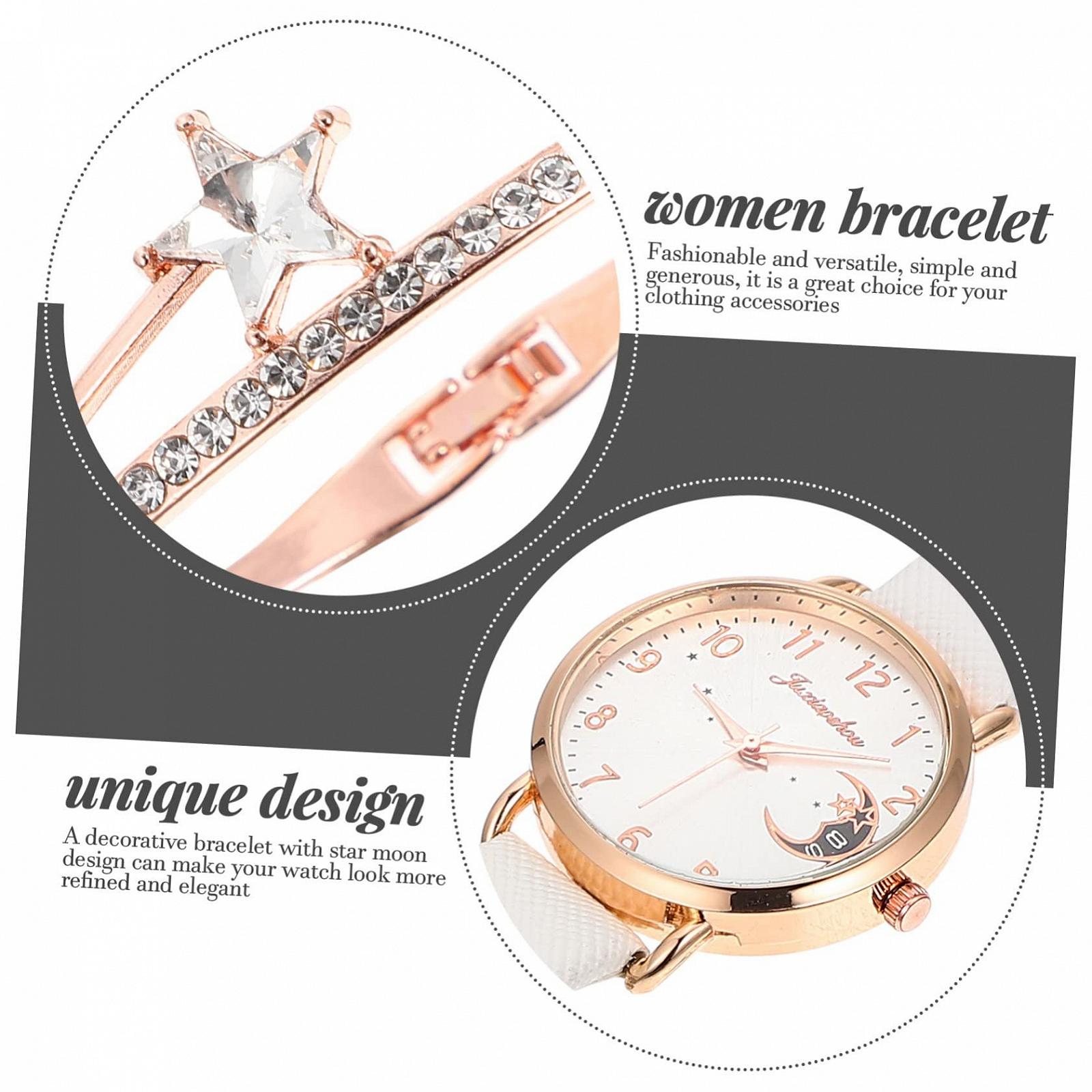 Женские часы Healvian Мотив луны и звезды, фото №6 Женские часы Healvian Мотив луны и звезды, фото №6