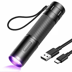 Ліхтар GEARLITE LED UV Black Light Акумуляторний Міні Ультрафіолетовий 395 нм - Фото 1