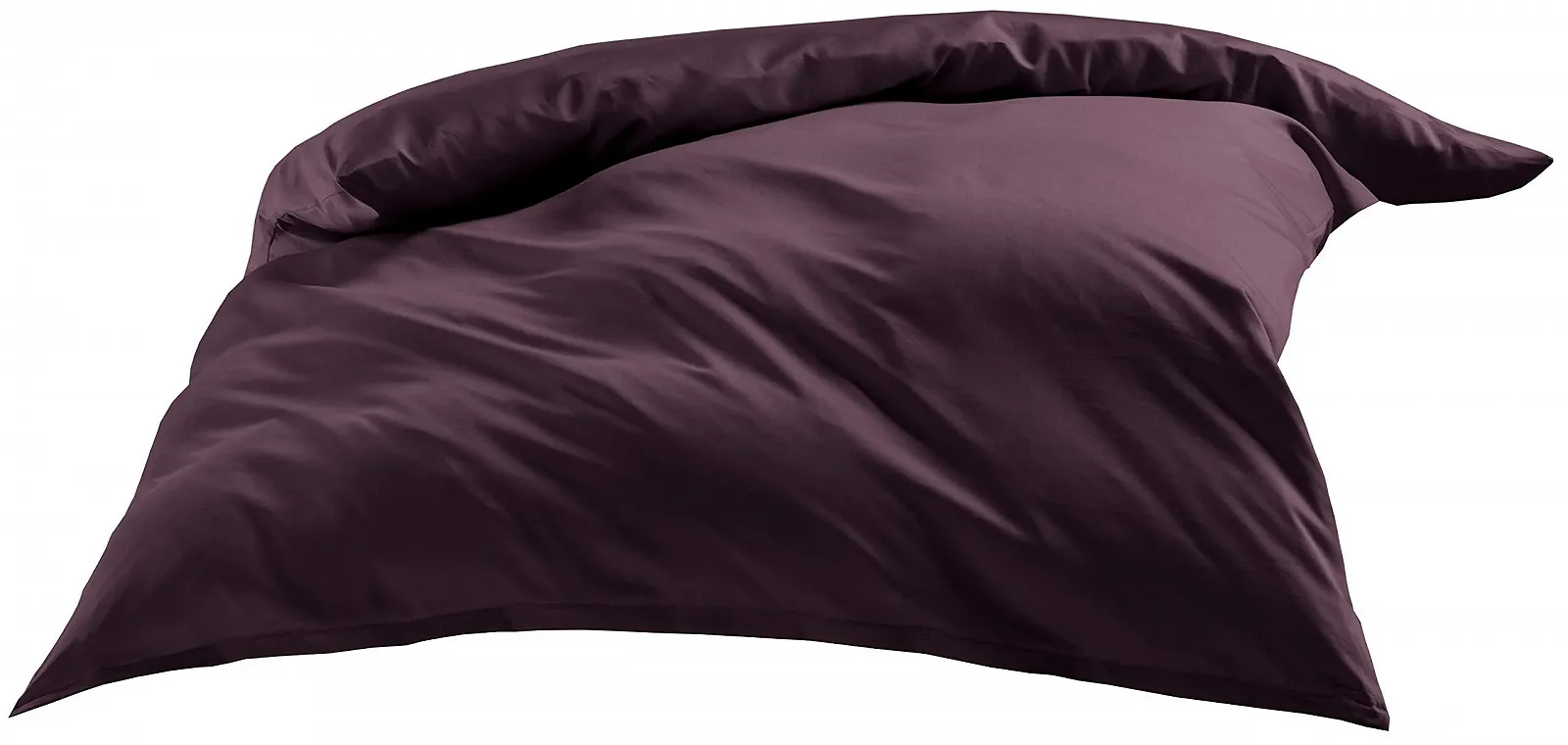 Постільна білизна Mako Satin 135 x 200 см бавовна ожиновий, фото №2