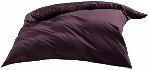 Постільна білизна Mako Satin 135 x 200 см бавовна ожиновий synthetic.ua - Фото 1