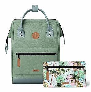 Купить Рюкзак для ноутбука Cabaïa Adventurer Seville 13 дюймов Medium + 2 Front Pockets Water-Repellent - Фото 1 Рюкзак для ноутбука Cabaïa Adventurer Seville 13 дюймов Medium + 2 Front Pockets Water-Repellent - Фото 1