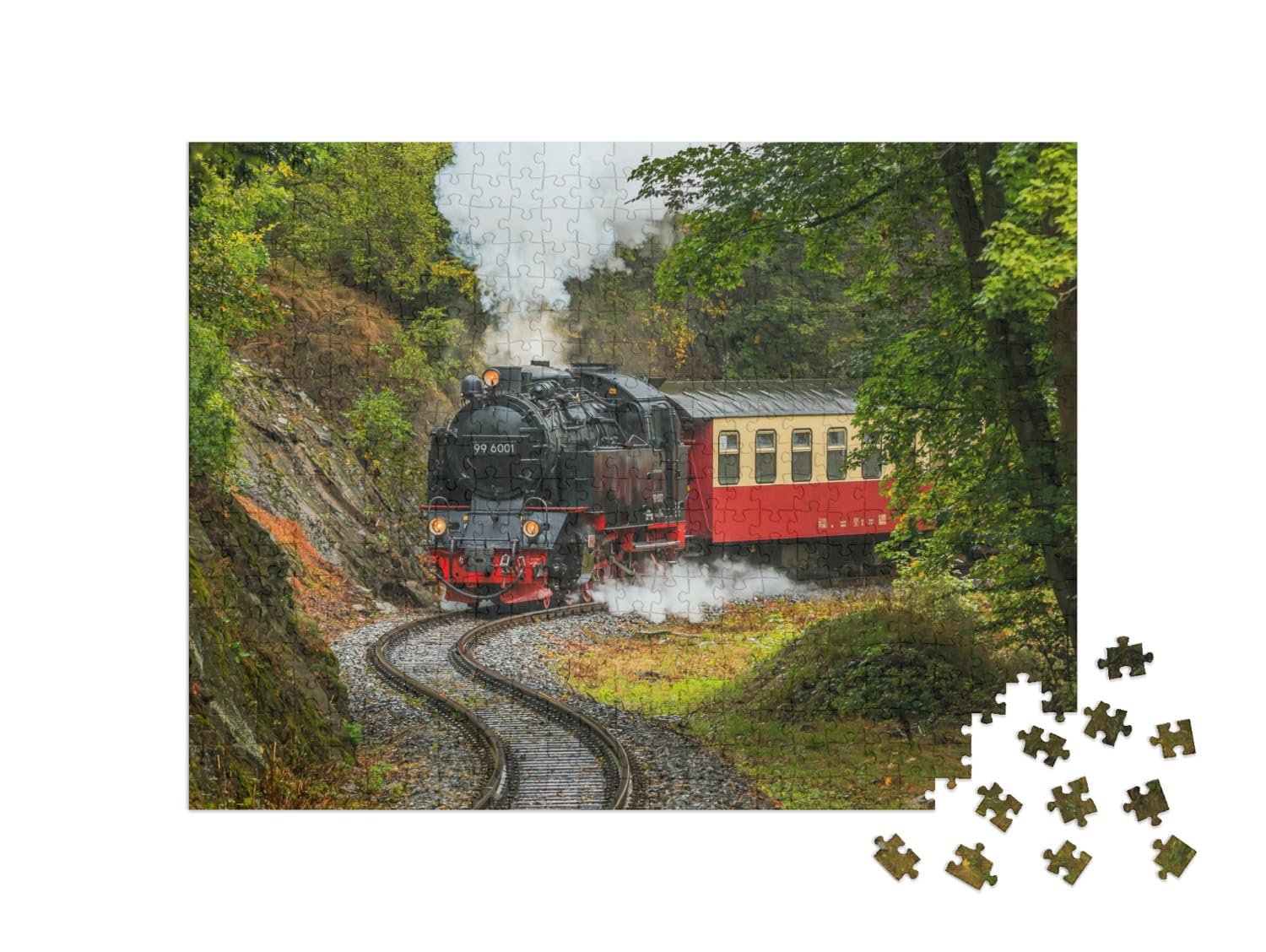 Пазл puzzleYOU Historical Steam Locomotive in the Resin 500 элементов, фото №2 Пазл puzzleYOU Historical Steam Locomotive in the Resin 500 элементов, фото №2