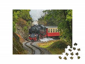 Пазл puzzleYOU Historical Steam Locomotive in the Resin 500 элементов synthetic.ua - Фото 1