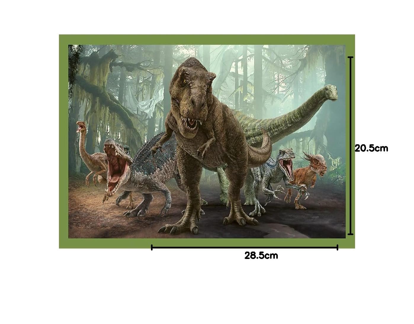 Пазл Trefl Jurassic World Dominion Menacing Dinosaurs 4 в 1 (35, 48, 54, 70 элементов), фото №10