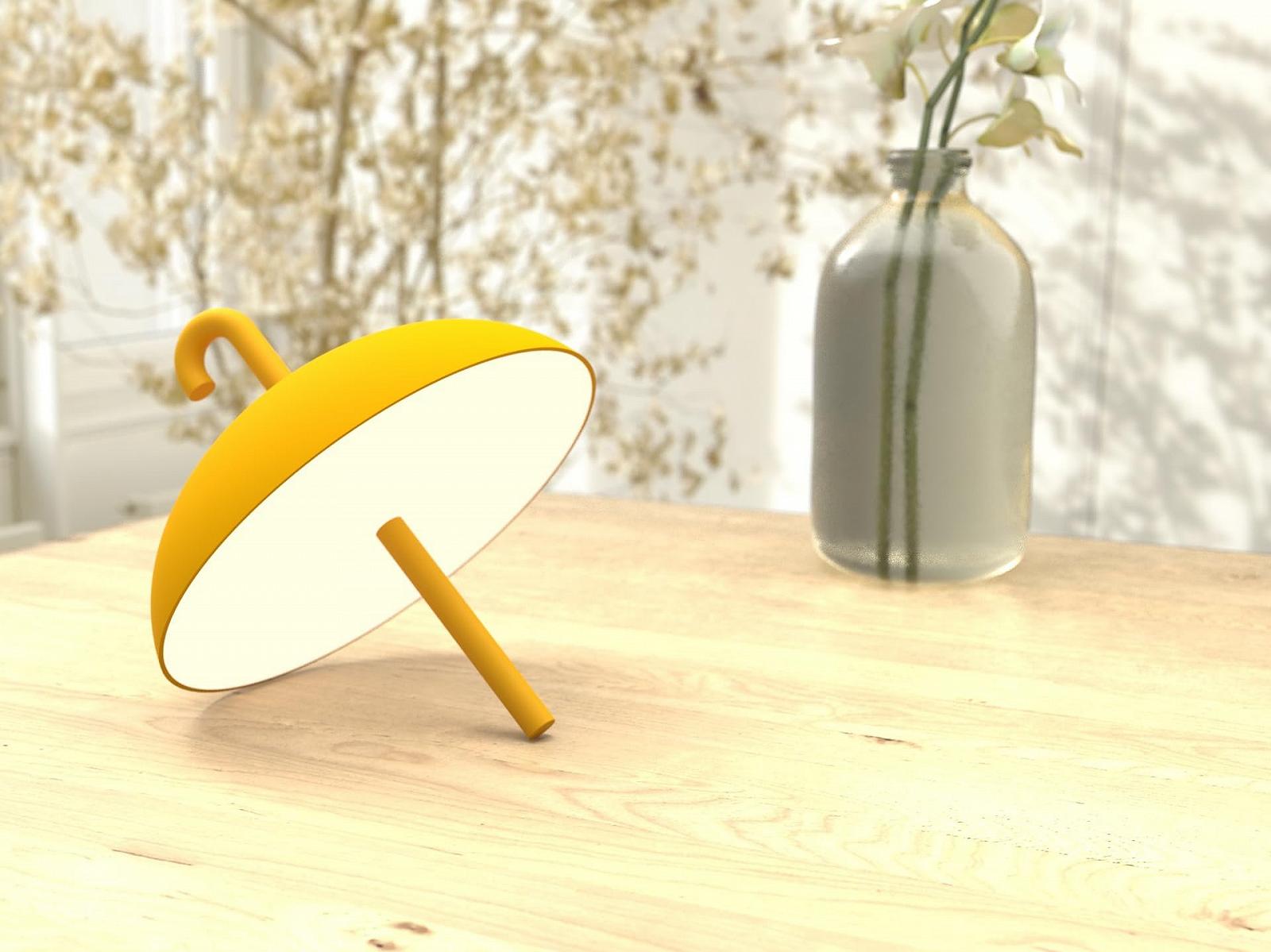 Настільна лампа ONNENKERZE Umbrella Акумуляторна 3-в-1 USB-C Жовта, фото №3