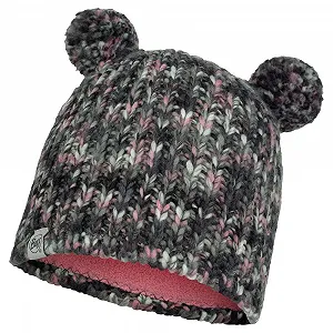 Шапка Buff Knitted & Full Fleece Lera Junior Castlerock Сірий - Фото 1