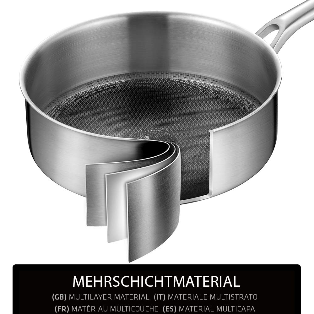 Сковорідка Berndes Tricion Resist 32 см Витримка до подряпин Швидке нагрівання Антипригарне покриття, фото №5